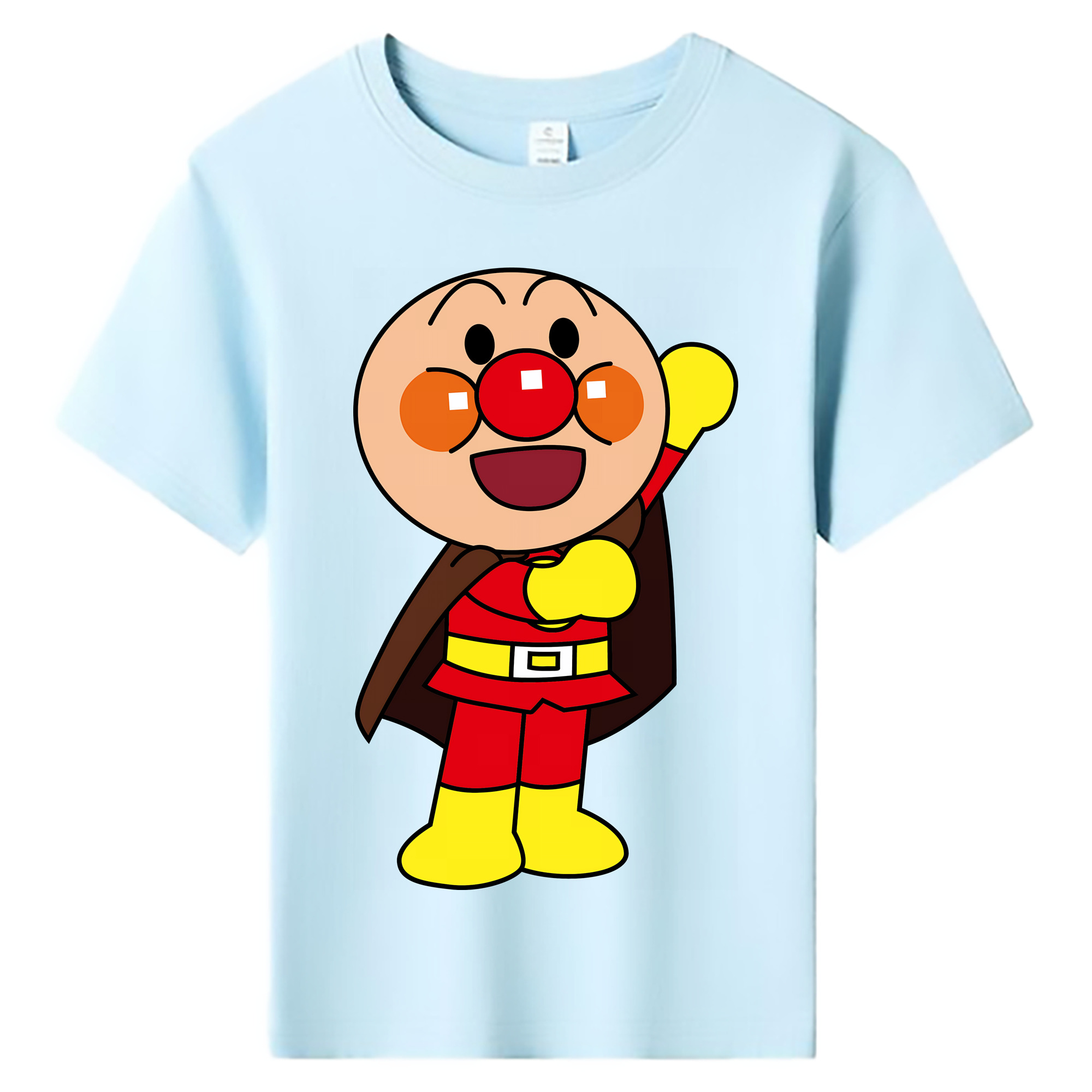 （画像用） アンパンマン Anpanman 綿100％キッズTシャツ（フロントプリント）